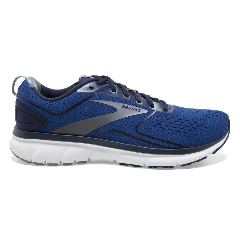 Brooks Mens Transmit 3 Road Running Shoes - Blue/Surf The Web/Navy Blazer/Grey (062378-KAB)